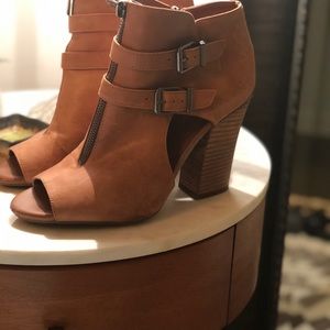 Jessica Simpson open toe booties